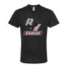 Unisex Poly-Rich V-Neck T-Shirt Thumbnail