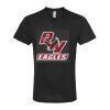 Unisex Poly-Rich V-Neck T-Shirt Thumbnail